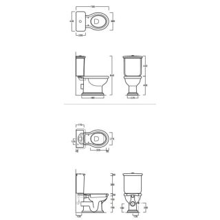 Бачок для унитаза Simas Lante LA09bi белый